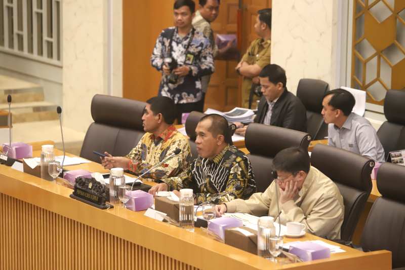 Komisi IV DPR gelar RDP dengan Kepala Badan Pangan Nasional Arief Prasetyo Adi membahas laporan keuangan APBN TA 2024 (Ashar/SinPo.id)