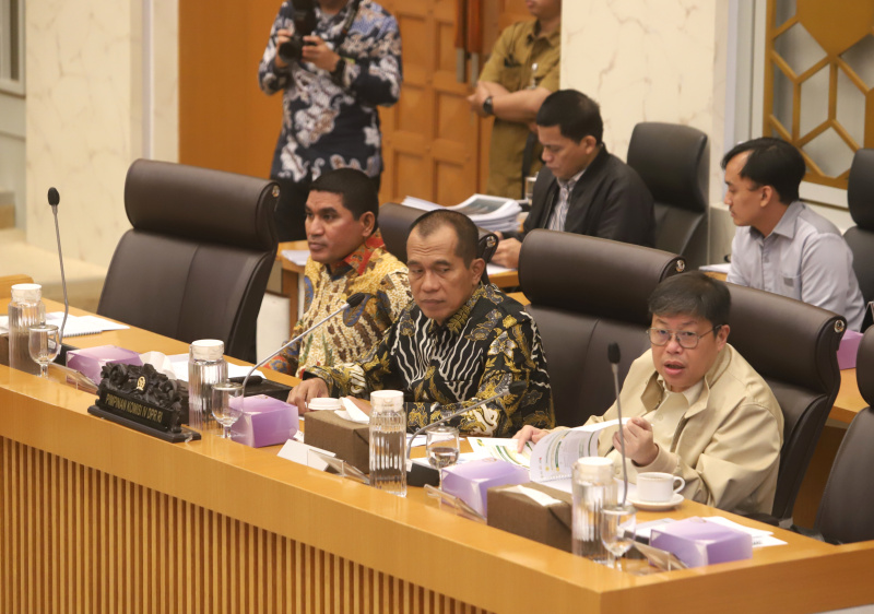 Komisi IV DPR gelar RDP dengan Kepala Badan Pangan Nasional Arief Prasetyo Adi membahas laporan keuangan APBN TA 2024 (Ashar/SinPo.id)