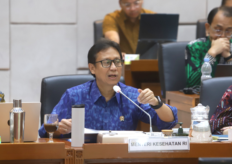 Komisi IX DPR gelar raker dengan Menkes Budi Gunadi Sadikin membahas evaluasi program pemeriksaan gratis (Ashar/SinPo.id)