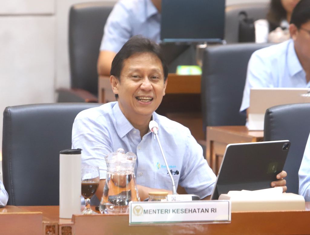 Komisi IX DPR menggelar raker dengan Menteri Kesehatan Budi Gunadi Sadikin membahas penanganan penyakit campak dan penyakit menular lainnya (Ashar/SinPo.id)