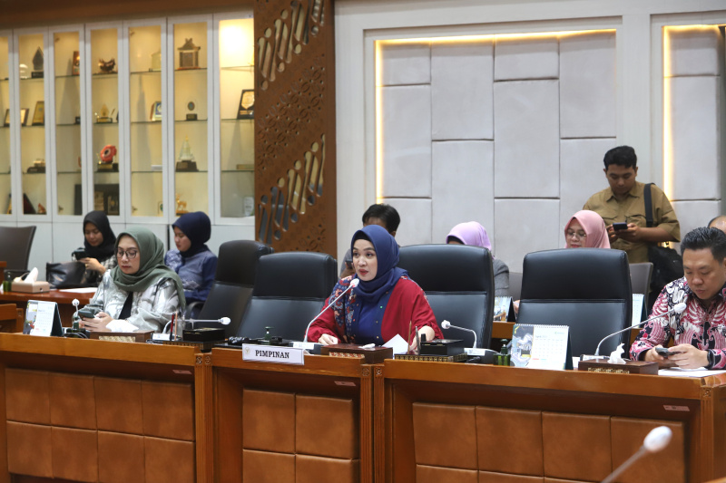 Komisi IX DPR menerima Audiensi Serikat Pekerja PT Sritex Group untuk mengawal hak-hak pekerja Sritex terpenuhi (Ashar/SinPo.id)