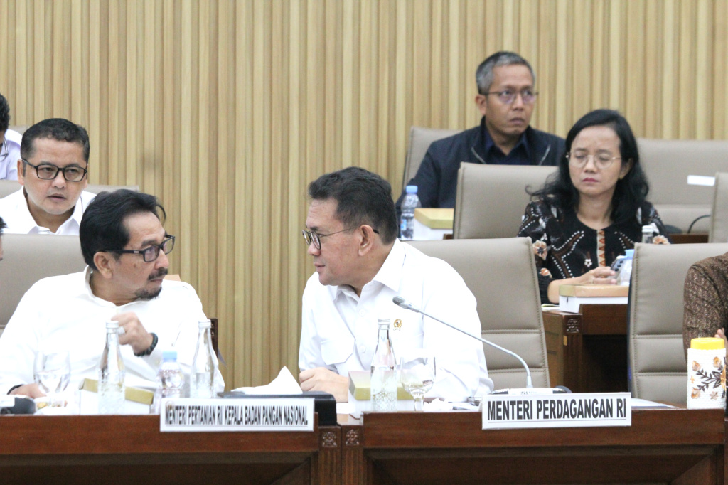 Komisi VI DPR menggelar Rapat Kerja dengan Menteri Perdagangan, Wamentan, Wamen Perindustrian membahas RUU Perlindungan Konsumen (Ashar/SinPo.id)