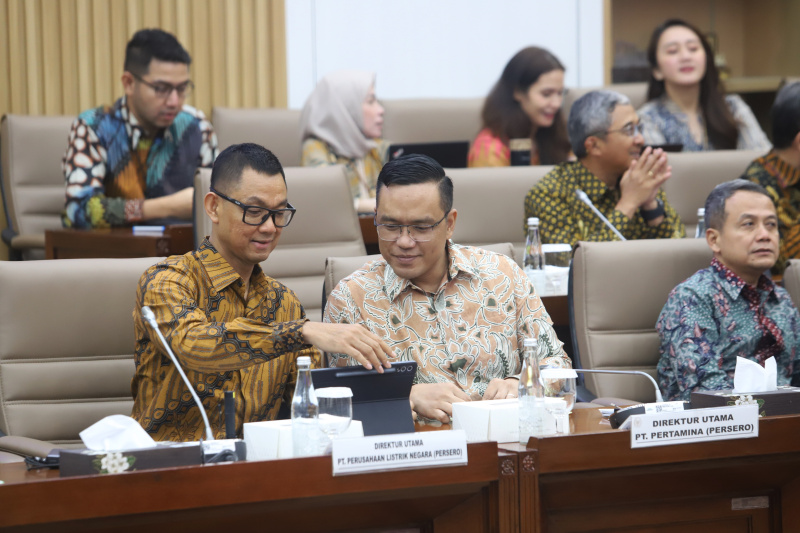Komisi VI DPR menggelar RDP dengan Pertamina dan PLN membahas Ketahanan Energi (Ashar/SinPo.id)