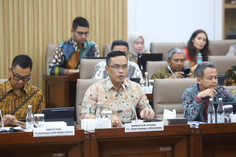 Komisi VI DPR menggelar RDP dengan Pertamina dan PLN membahas Ketahanan Energi (Ashar/SinPo.id)