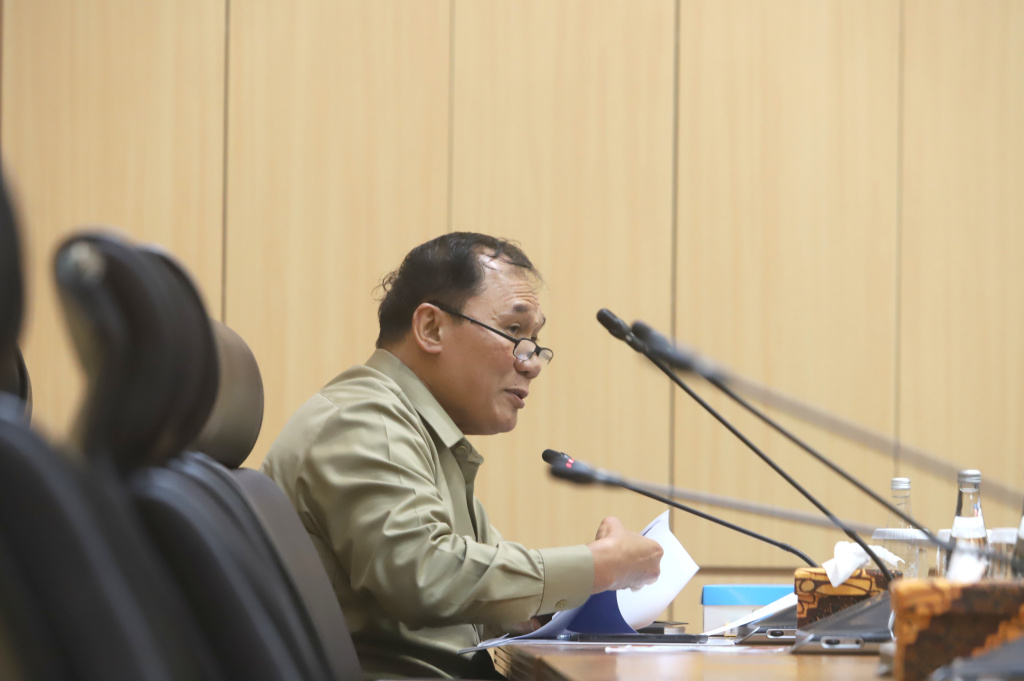 Komisi VII DPR menggelar RDPU dengan Pengusaha Bioskop Seluruh Indonesia membahas mekanisme penayangan film ke Bioskop Seluruh Indonesia (Ashar/SinPo.id)