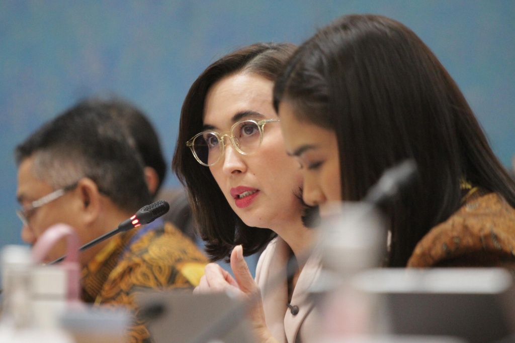 Komisi VII DPR gelar raker dengan Menteri Pariwisata Widiyanti Putri Wardhana membahas rencana kerja 2026 (Ashar/SinPo.id)