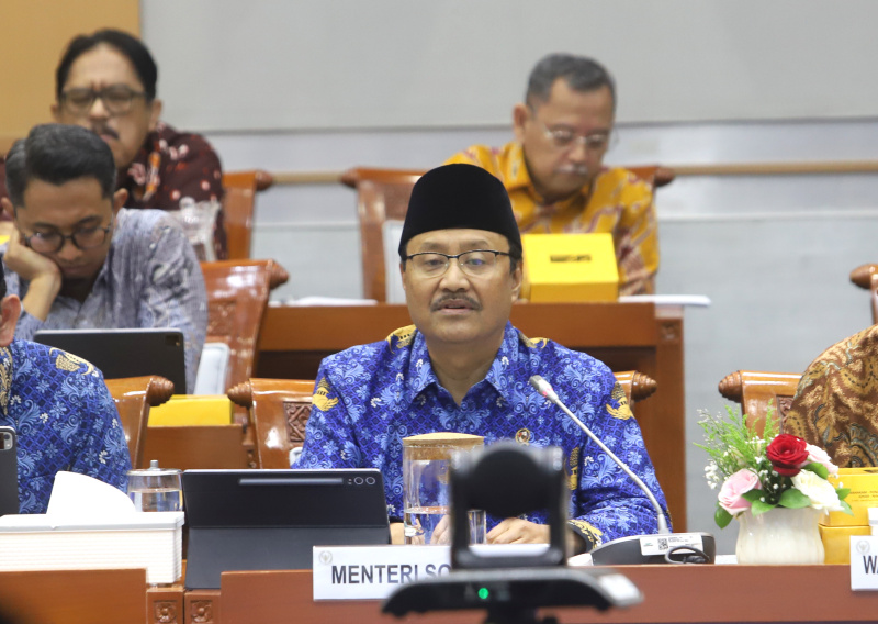Menteri Sosial Saifullah Yusuf (SinPo.id/ Ashar)