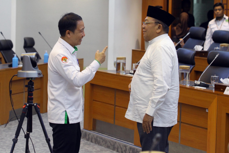 Komisi VIII DPR menggelar RDP dengan BPIH membahas komponen biaya kesehatan haji (Ashar/SinPo.id)