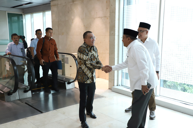 Komisi VIII gelar rapat koordinasi dengan Pimpinan DPR RI Prof Sufmi Dasco membahas persiapan tim pengawas haji (Ashar/SinPo.id)