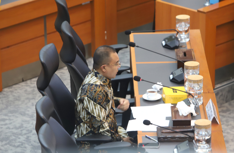 Komisi VIII gelar rapat koordinasi dengan Pimpinan DPR RI Prof Sufmi Dasco membahas persiapan tim pengawas haji (Ashar/SinPo.id)