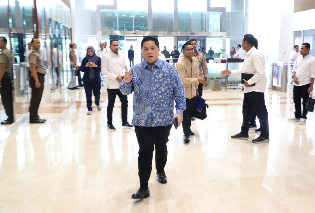 Komisi X DPR menggelar raker dengan Menpora Erick Thohir membahas program kerja (Ashar/SinPo.id)