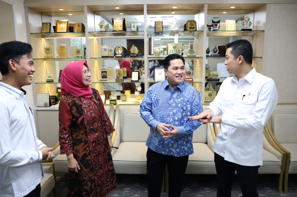 Komisi X DPR menggelar raker dengan Menpora Erick Thohir membahas program kerja (Ashar/SinPo.id)