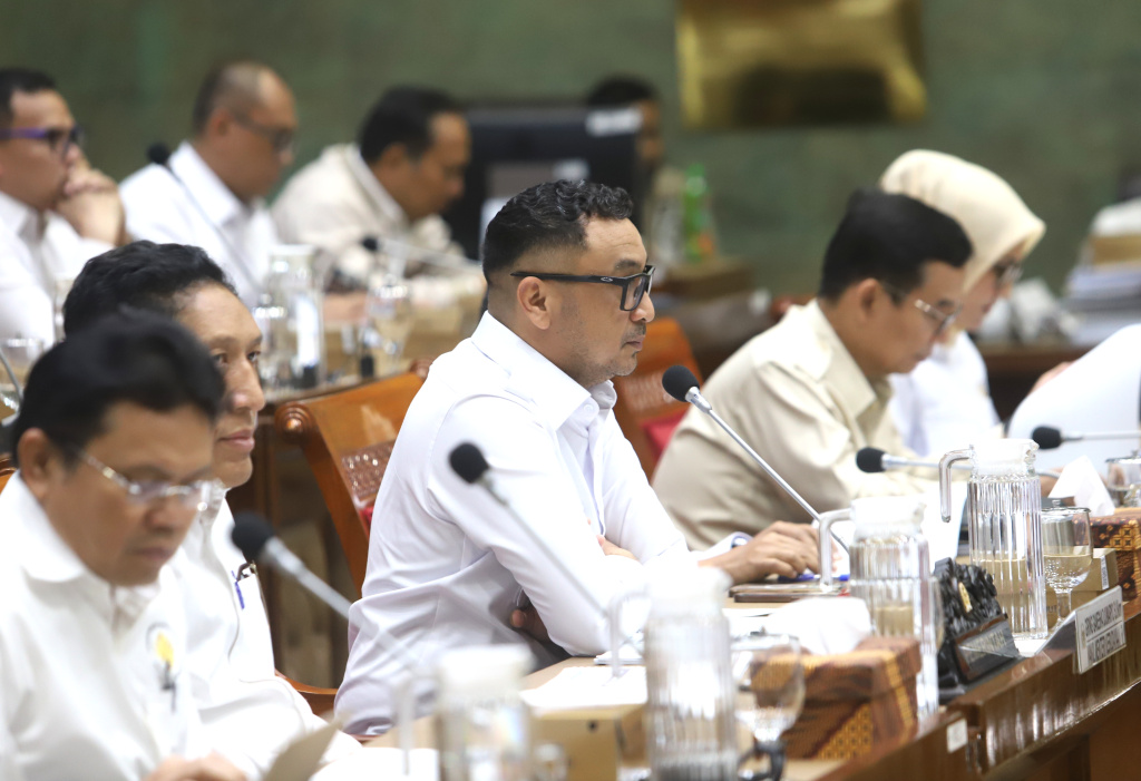 Komisi X DPR gelar raker dengan Wakil Menteri Kebudayaan Giring Ganesha membahas RKA K/L tahun 2026 Kementrian Kebudayaan (Ashar/SinPo.id)