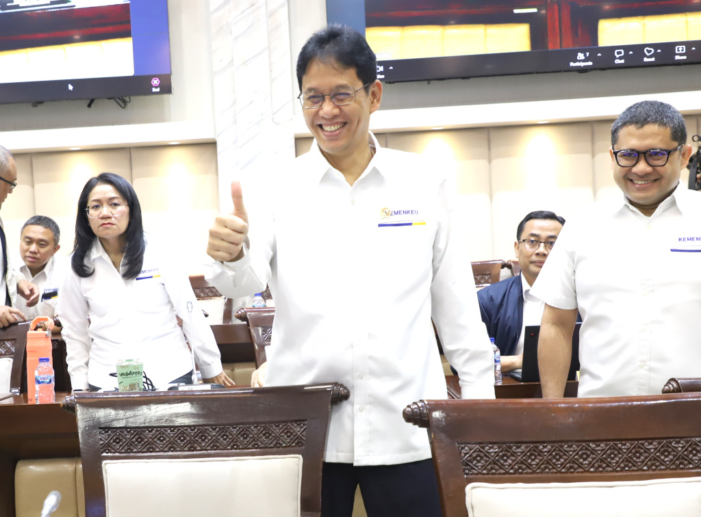 Komisi XI DPR menggelar raker dengan Menteri Keuangan (Menkeu) Purbaya Yudhi Sadewa membahas Kinerja Penerimaan Negara Triwulan I TA 2026 (Ashar/SinPo.id)
