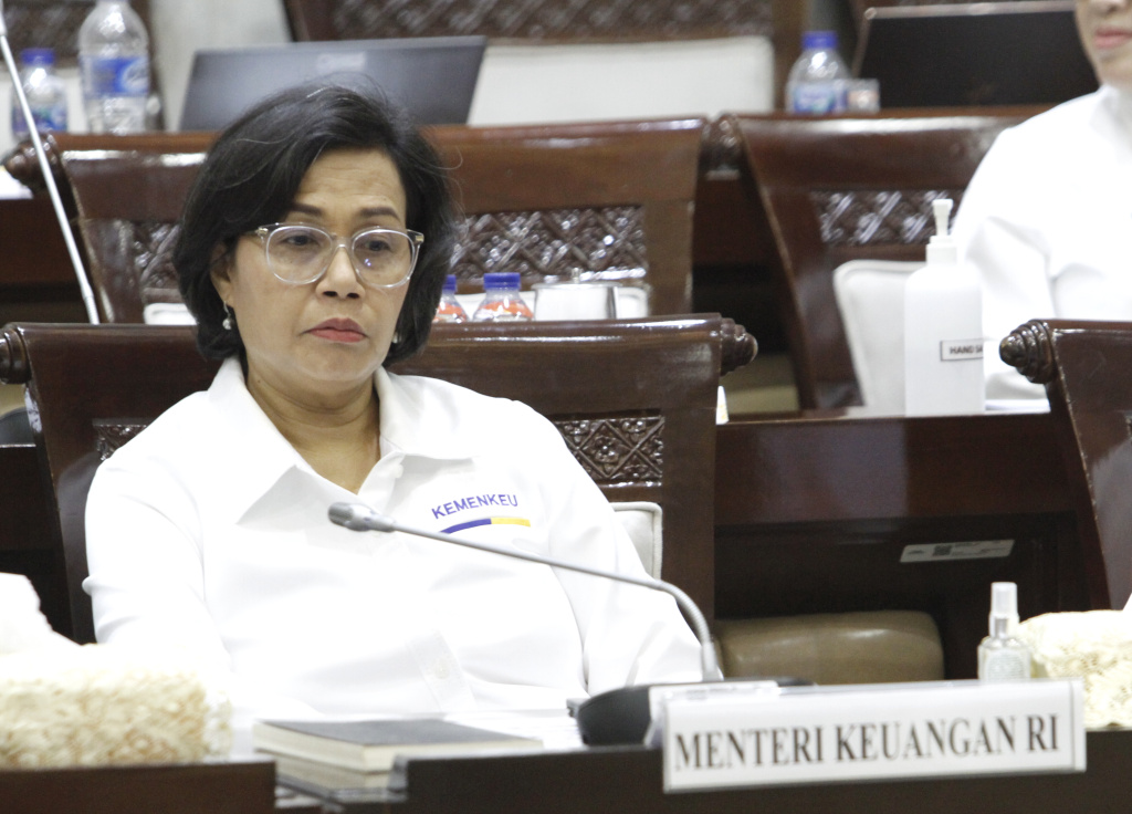 Komisi XI DPR gelar raker dengan Menkeu Sri Mulyani Bahas pengantar RKA dan RKP TA 2024 (Ashar/SinPo.id)