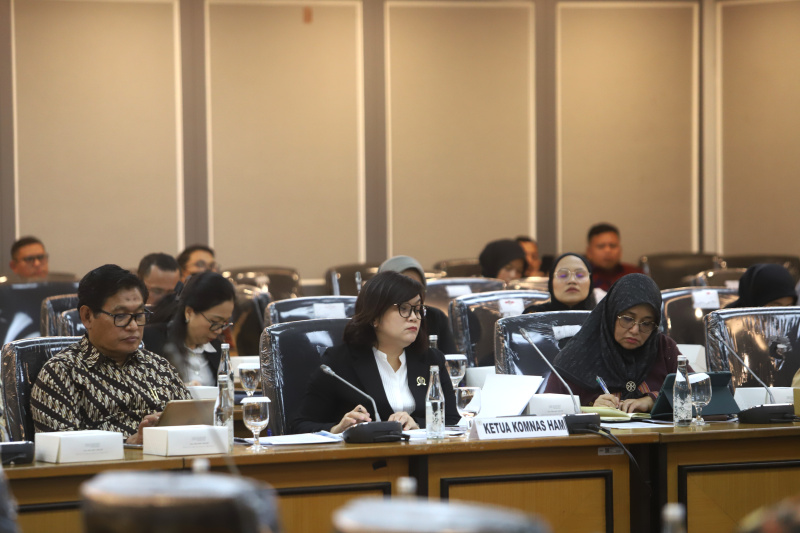 Komisi XIII DPR menerima Audiensi dari para korban sirkus OCI Taman Safari (Ashar/SinPo.id)