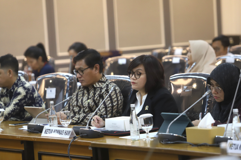 Komisi XIII DPR menerima Audiensi dari para korban sirkus OCI Taman Safari (Ashar/SinPo.id)