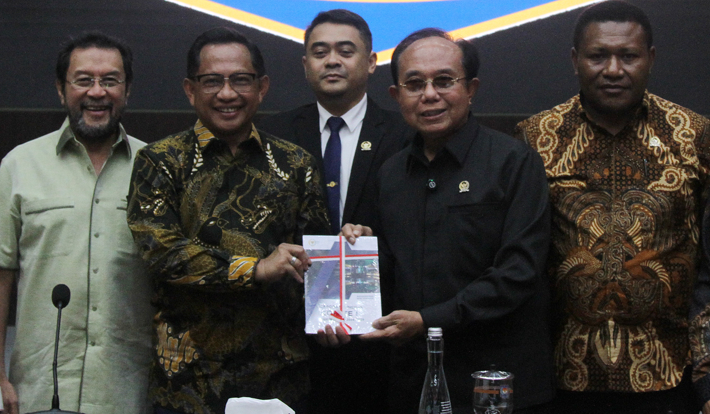 Komite I DPD RI sambangi Kemendagri. (Agus Priatna/SinPo.id)