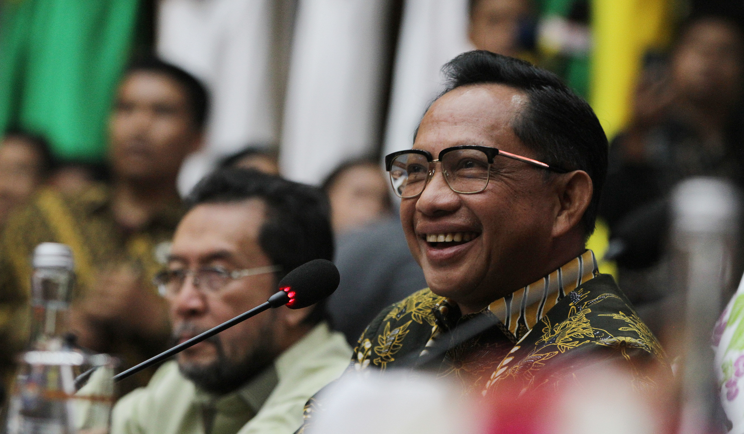 Komite I DPD RI sambangi Kemendagri. (Agus Priatna/SinPo.id)