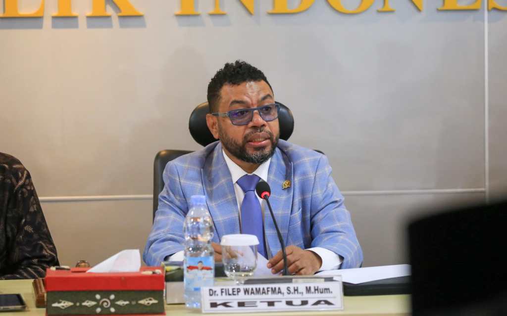 Komite III DPD gelar raker dengan Menteri Agama (Menag) Nasaruddin Umar membahar program kerja dan sertifikat guru madrasah swasta serta Kouta Haji (Ashar/SinPo.id)