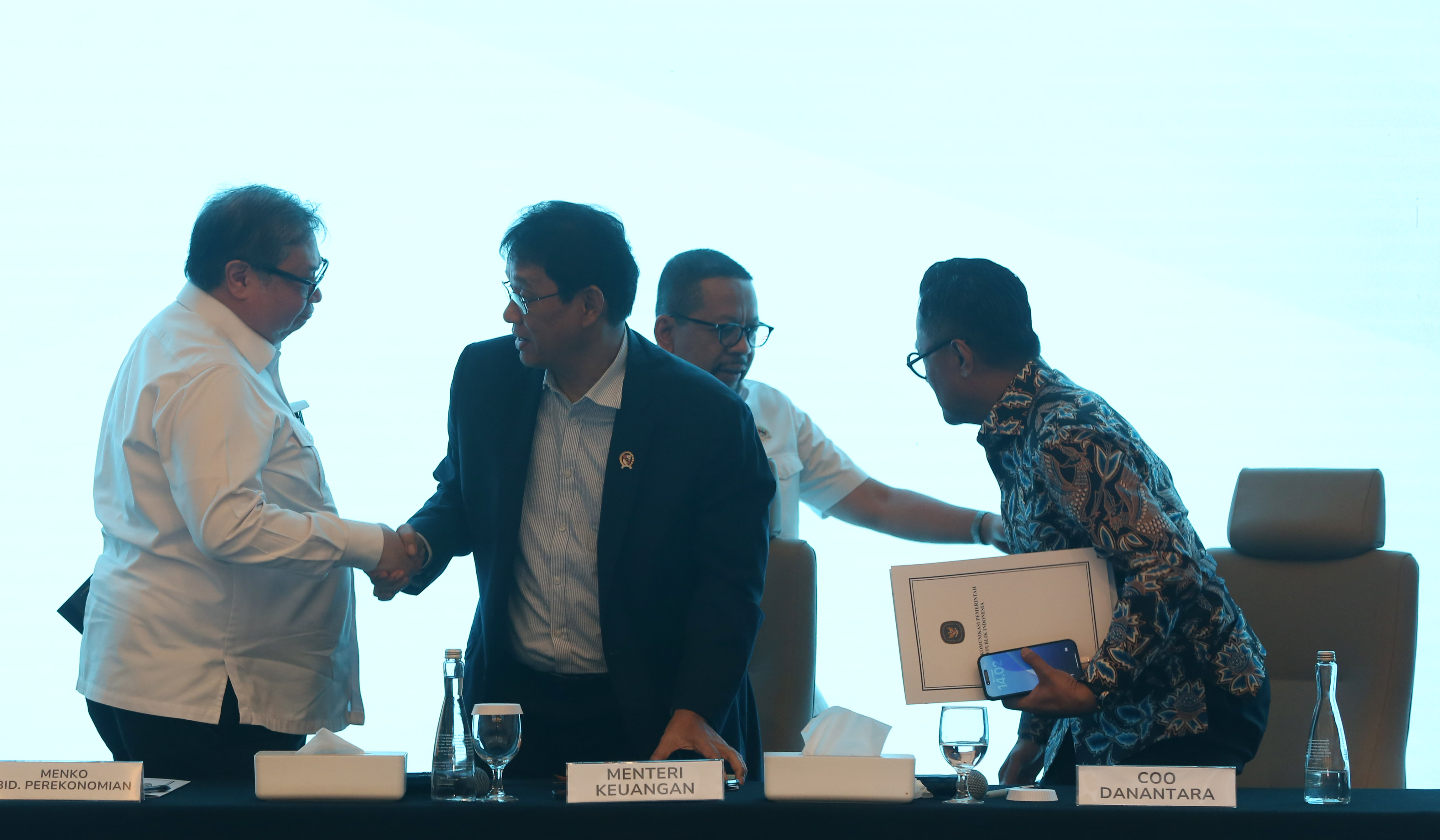 Konferensi pers PT Danantara Sumberdaya Indonesia (DSI). (Agus Priatna/SinPo.id)