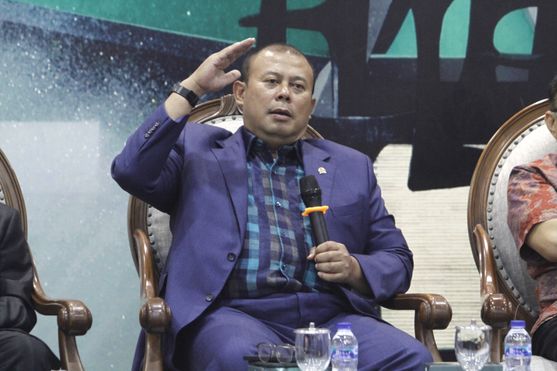 Koordinatoriat Wartawan Parlemen gelar diskusi Forum Legislasi Mengupas RAPBN 2024 (Ashar/SinPo.id)