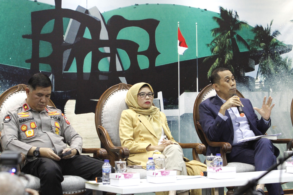 Koordinatoriat Wartawan Parlemen gelar diskusi dialektika demokrasi  Evaluasi Mudik 2023 (Ashar/SinPo.id)