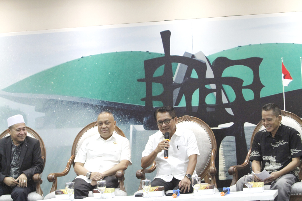 Koordinatoriat Wartawan Parlemen gelar diskusi dialektika demokrasi Menilik Persiapan Haji 2023 (Ashar/SinPo.id)