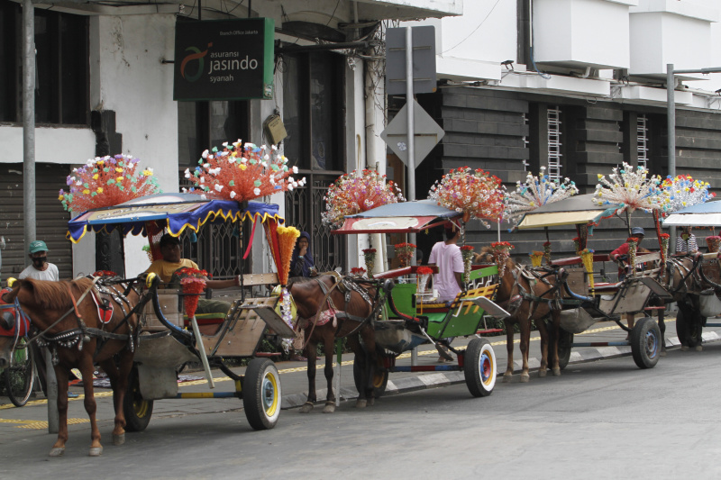 Wisatawan memadati tempat wisata Kota Tua Jakarta saat libur Natal dan Tahun Baru (Ashar/SinPo.id)