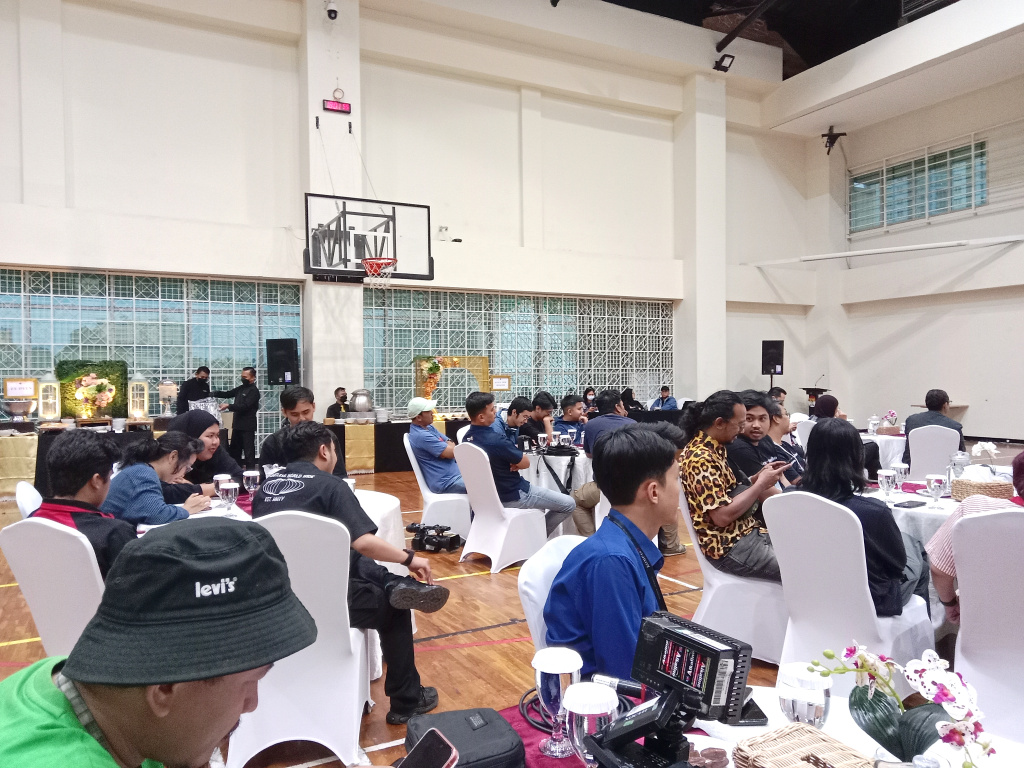 KPK menggelar silaturahmi dan buka bersama dengan rekan media di Gedung Merah Putih KPK (Ashar/SinPo.id)