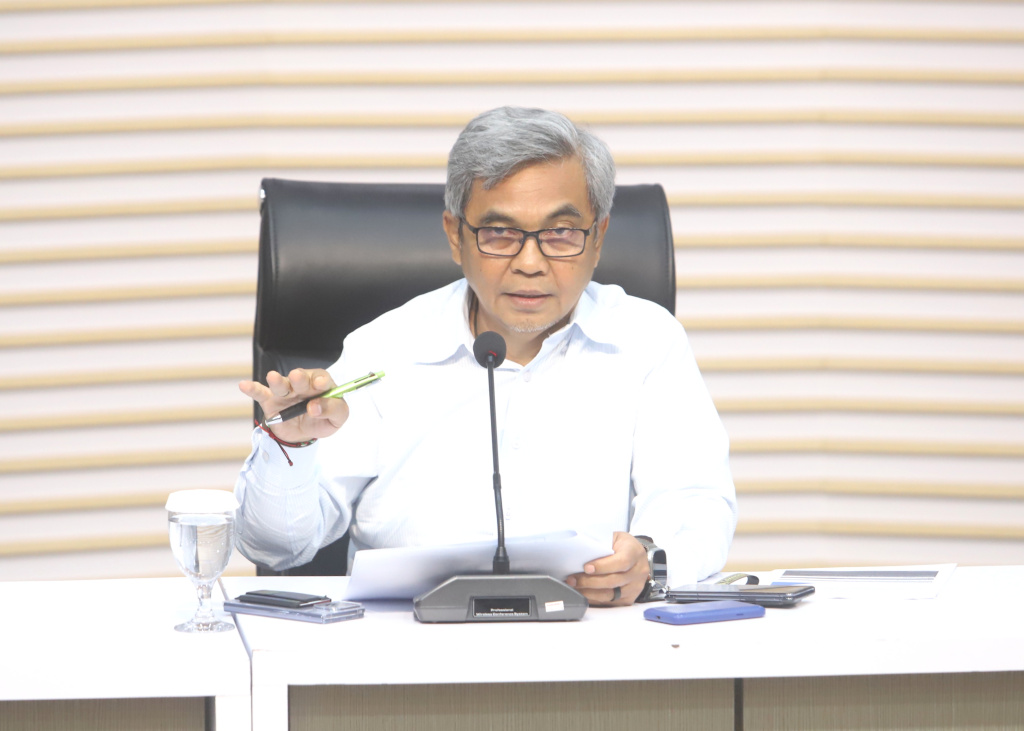 Ketua KPK Setyo Budiyanto menggelar konferensi pers terkait kasus OTT Kementerian Imipas (Ashar/SinPo.id)