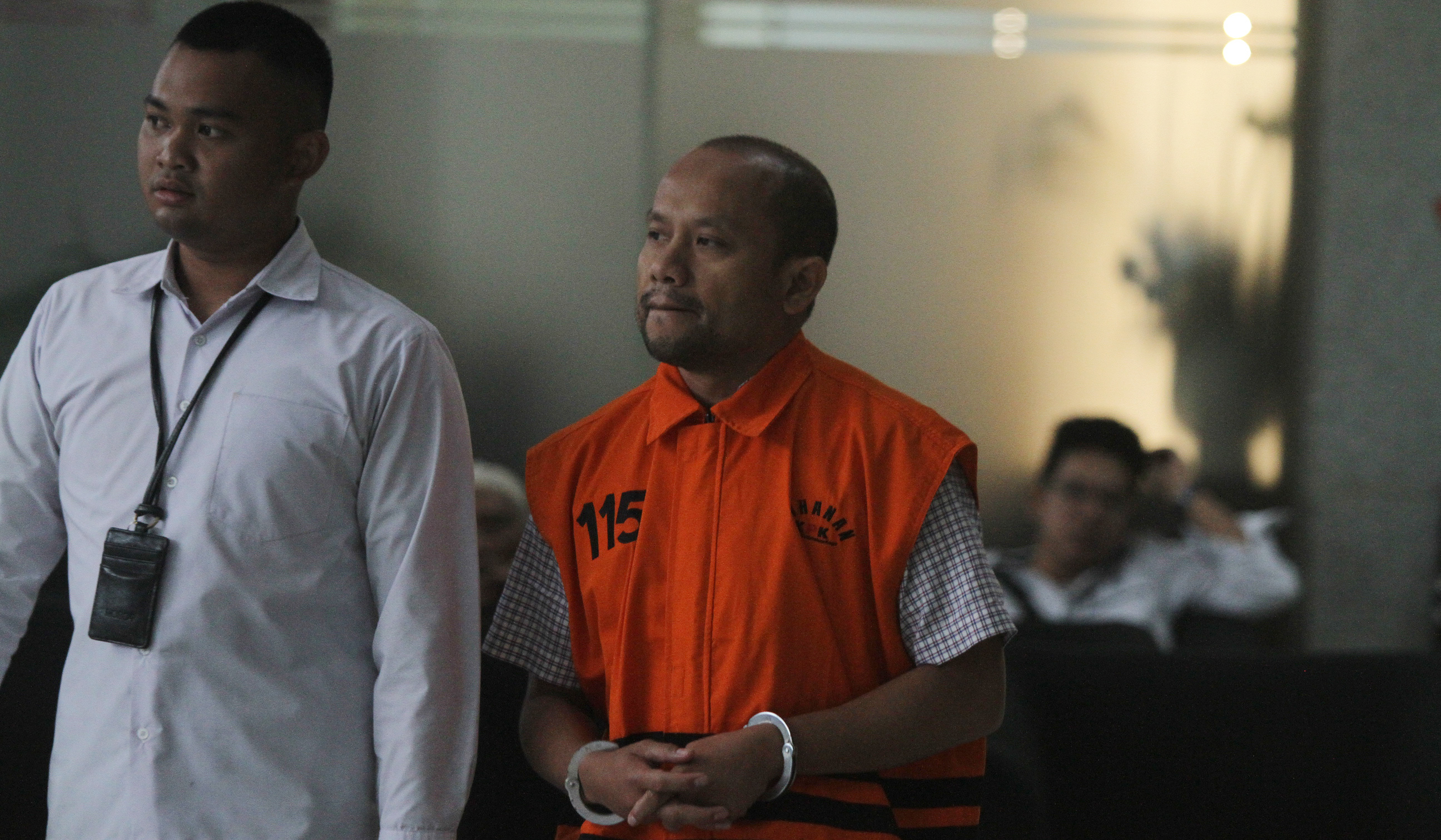 Pemeriksaan tersangka kasus Proyek Fiktif di PT PP. (Agus Priatna/SinPo.id)