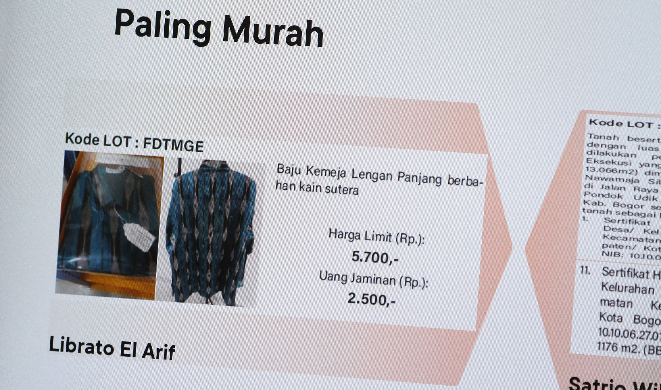 Barang sitaan di Rupbasan KPK. (Agus Priatna/SinPo.id)