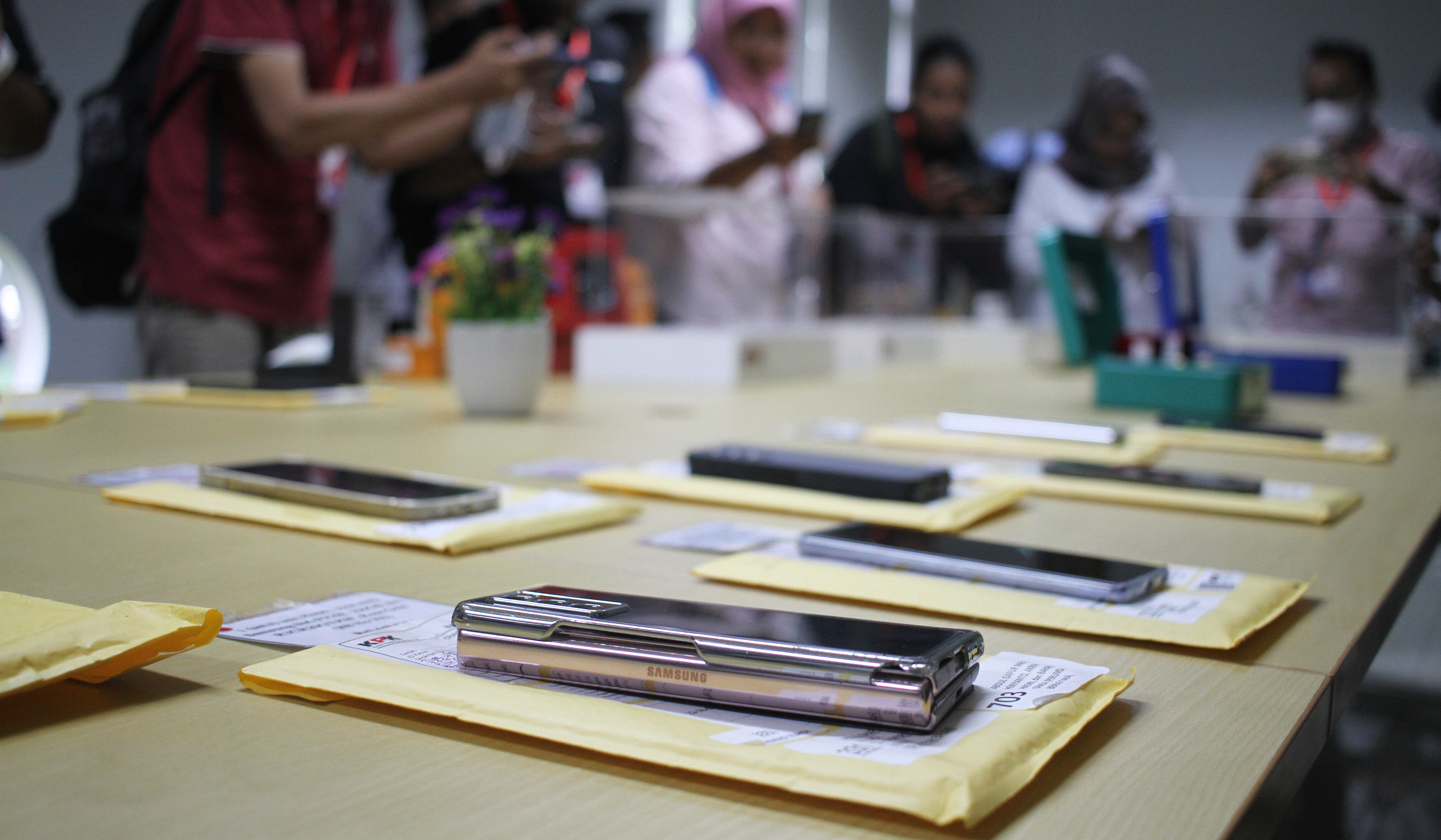 Barang sitaan di Rupbasan KPK. (Agus Priatna/SinPo.id)