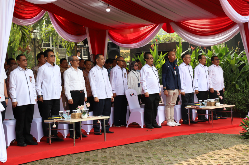 KPK melepas roadshow bus antikorupsi keliling Indonesia (Ashar/SinPo.id)