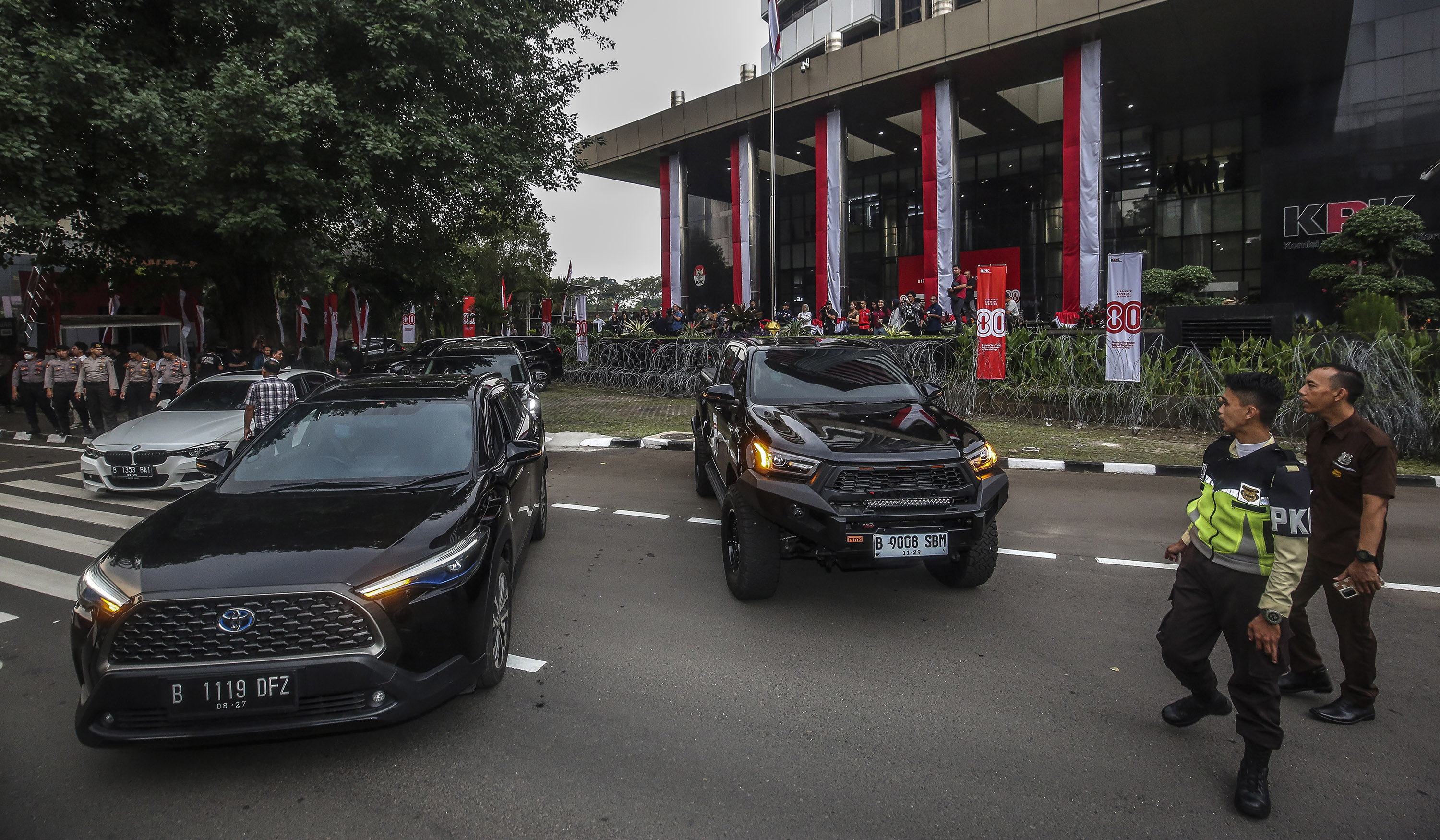 Barang bukti OTT Wamenaker. (Agus Priatna/SinPo.id)