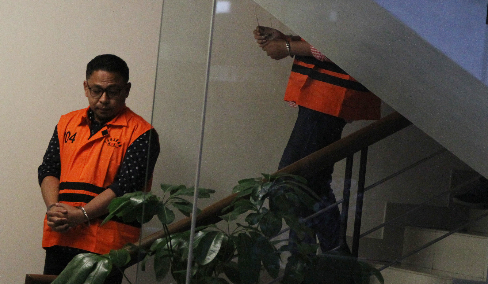 Penahanan tersangka korupsi RSUD Koltim. (Agus Priatna/SinPo.id)