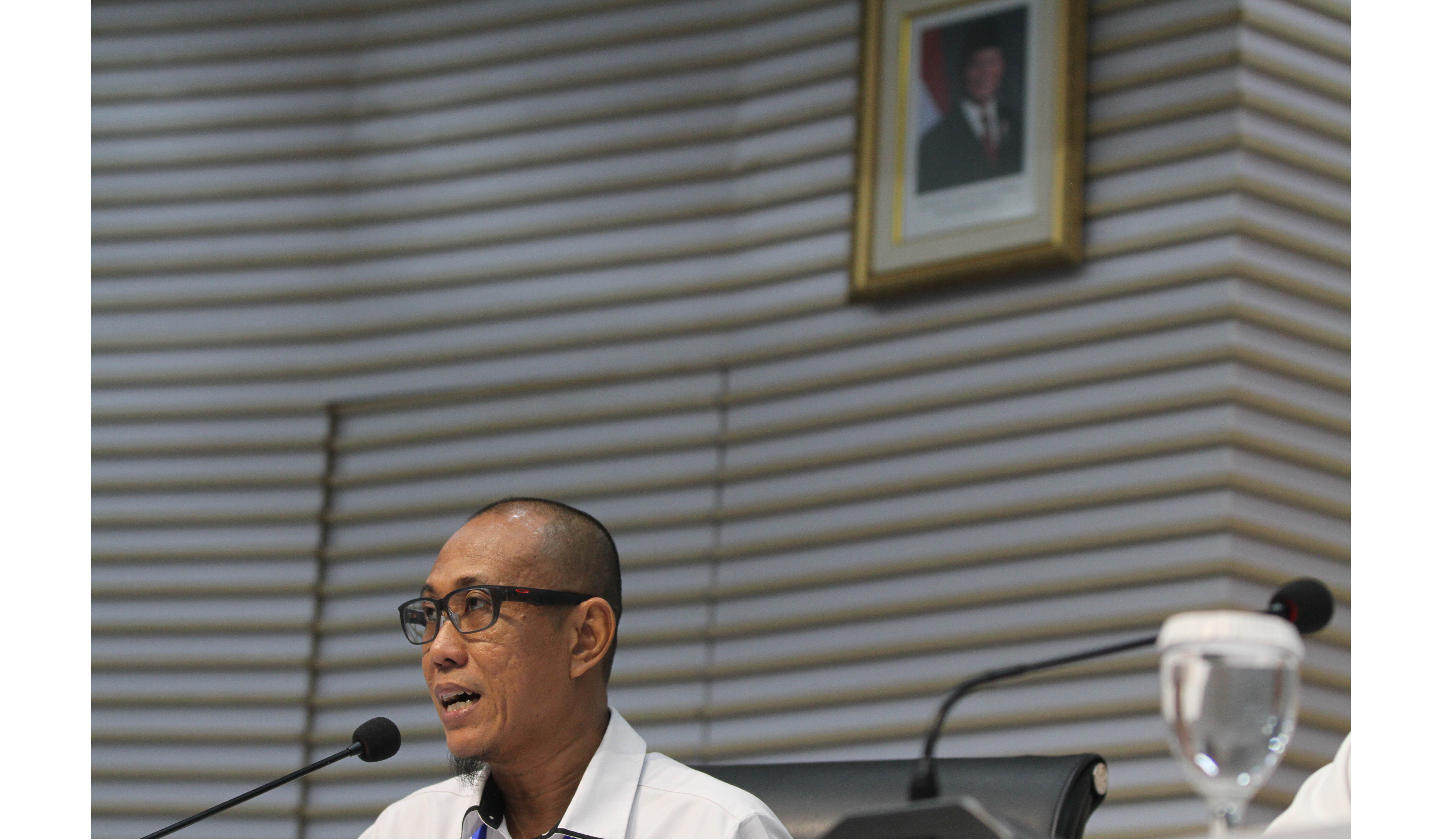 Konferensi pers KPK. (Agus Priatna/SinPo.id)