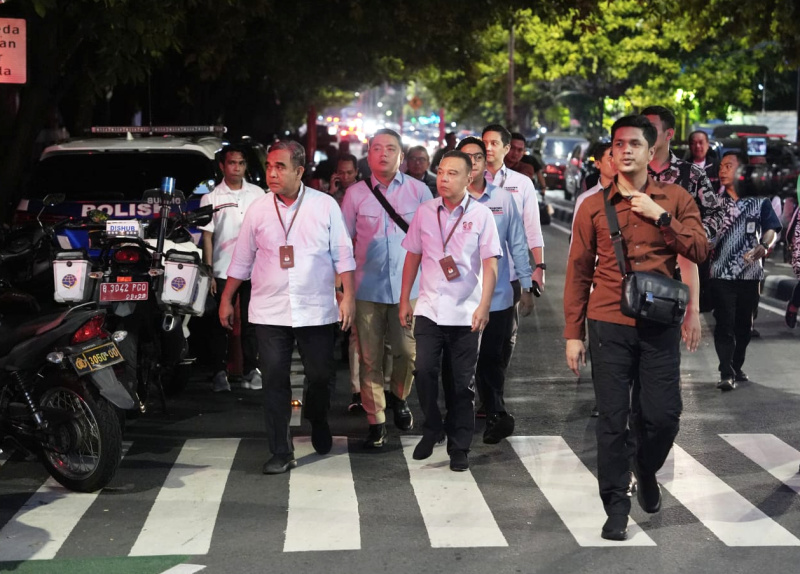 KPU gelar Debat Capres-Cawapres perdana yang diikuti oleh tiga paslon (Ashar/SinPo.id)