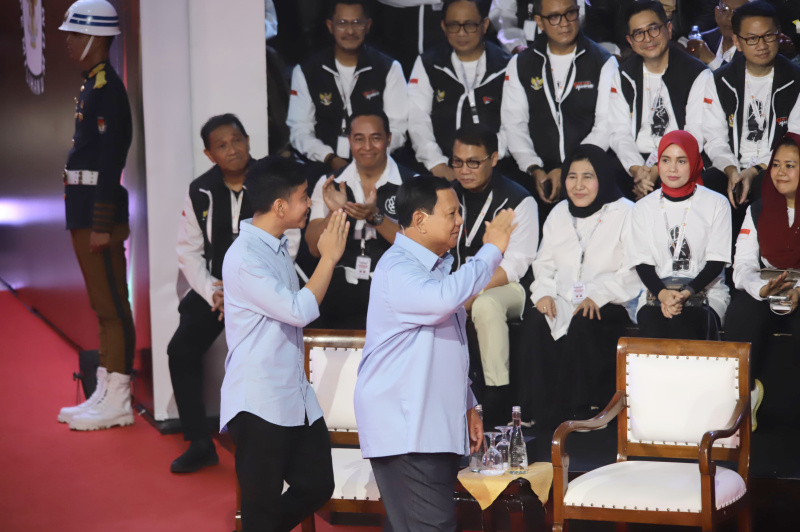 KPU gelar Debat Capres-Cawapres perdana yang diikuti oleh tiga paslon (Ashar/SinPo.id)