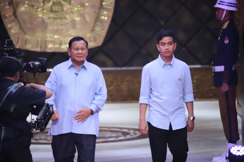 KPU gelar Debat Capres-Cawapres perdana yang diikuti oleh tiga paslon (Ashar/SinPo.id)