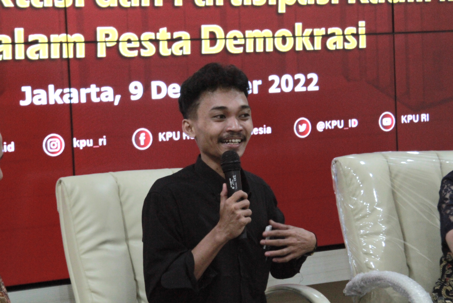 KPU gelar diskusi media dengan tema Pemilu 2024 di Mata Gen Z, peran Ekspetasi dan Partisipasi Kaum Muda Dalam Pesta Demokrasi (Ashar/SinPo.id)