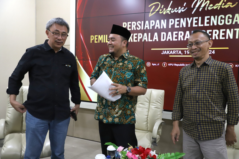 KPU menggelar diskusi bersama media dengan tema