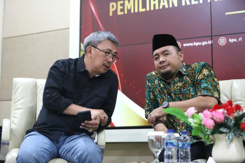 KPU menggelar diskusi bersama media dengan tema