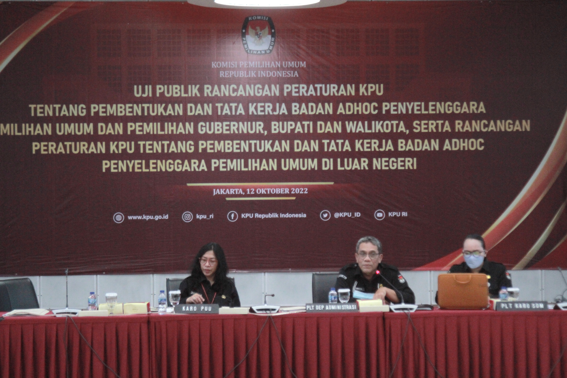 KPU gelar uji publik rancangan peraturan KPU (Ashar/SinPo.id)