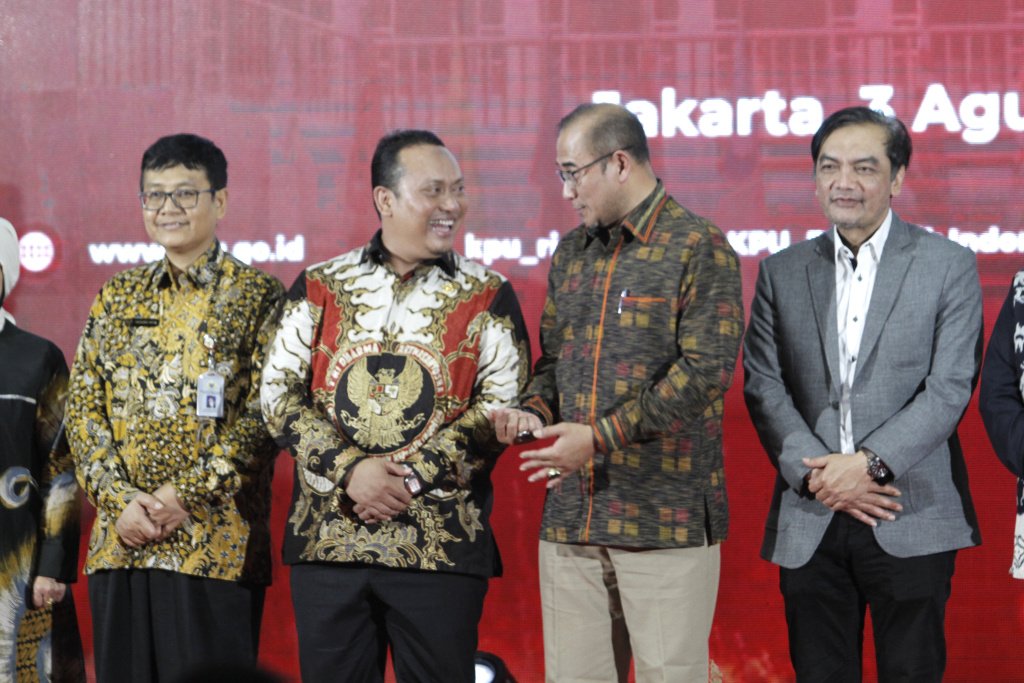KPU mendapatkan laporan hasil keuangan terbaik BPK dengan meraih Wajar Tanpa Pengecualian (WTP) (Ashar/SinPo.id)