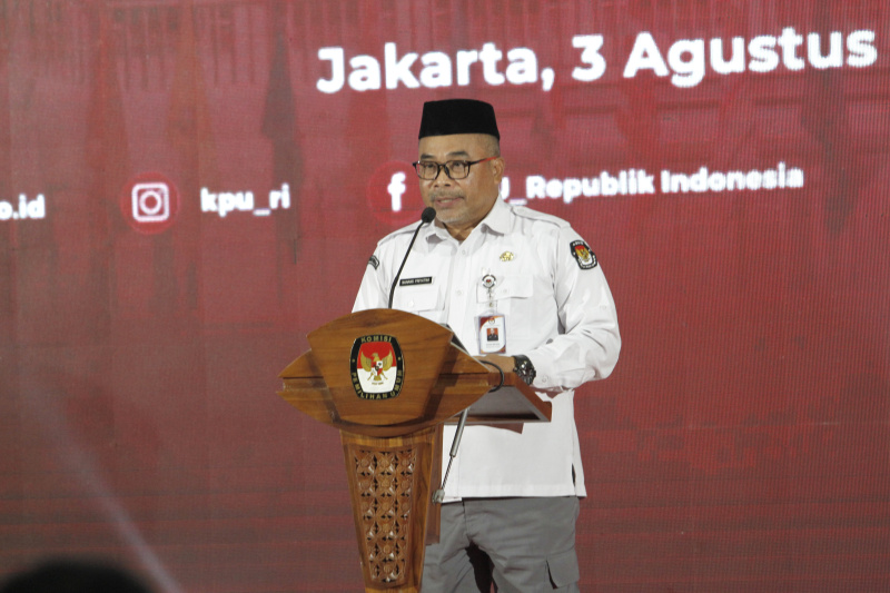 KPU mendapatkan laporan hasil keuangan terbaik BPK dengan meraih Wajar Tanpa Pengecualian (WTP) (Ashar/SinPo.id)