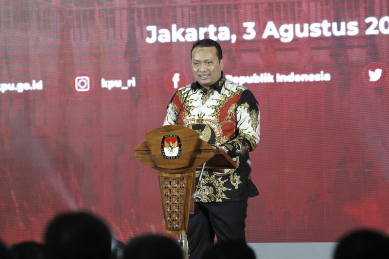 KPU mendapatkan laporan hasil keuangan terbaik BPK dengan meraih Wajar Tanpa Pengecualian (WTP) (Ashar/SinPo.id)