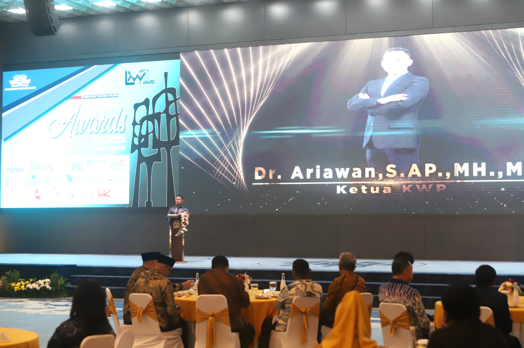 KWP menggelar KWP Award 2026 di Gedung Nusantara IV (Ashar/SinPo.id)