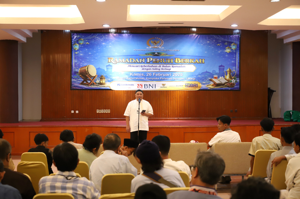 Koordinatoriat Wartawan Parlemen (KWP) menggelar keberkahan dengan saling berbagi di Bulan Ramadan (Ashar/SinPo)